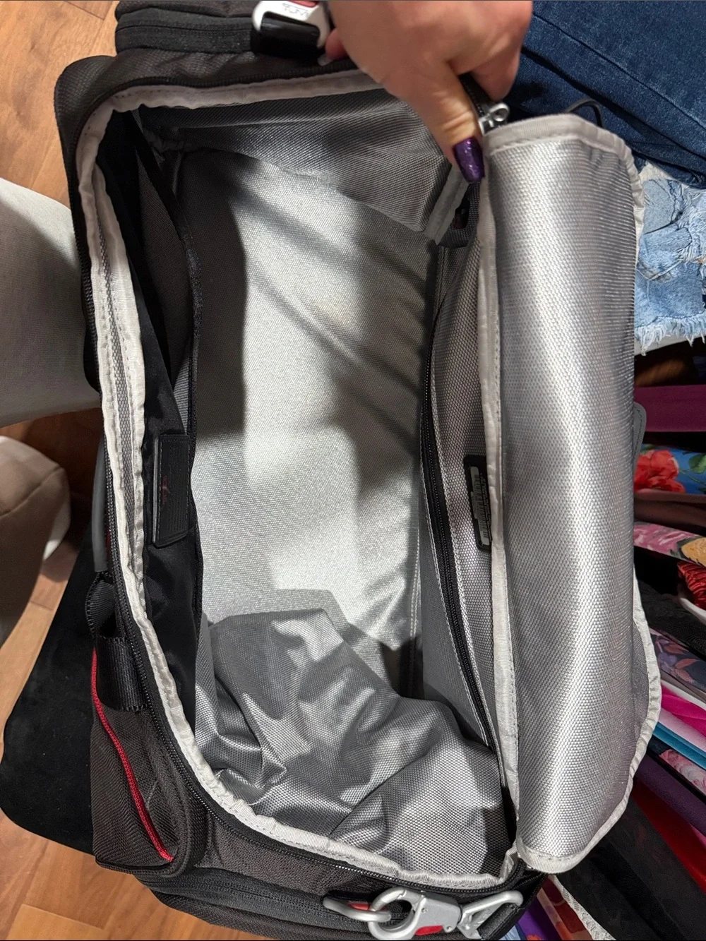 Tumi Ducati duffle bag - many pockets
